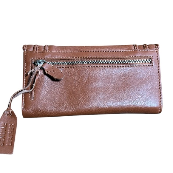 Trifold Leather Wallet NWOT - Picture 3 of 9